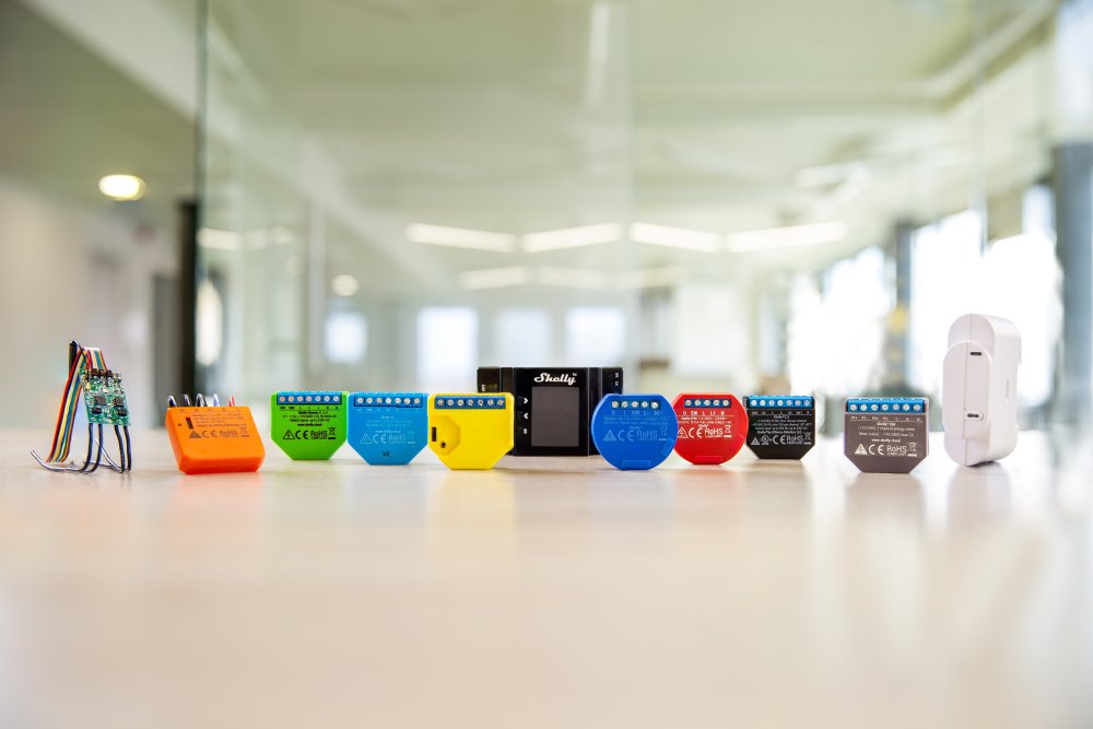 Complete line of Shelly Smart Devices