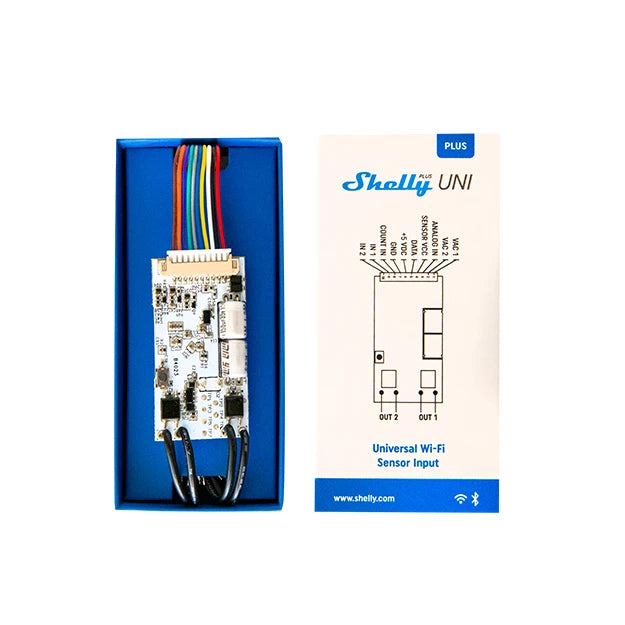 Shelly Plus UNI. Tiny Low-Voltage Smart Relay Wi-Fi universal module. –  Digital Bay Tech