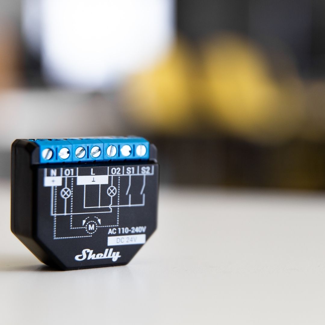 Shelly Plus 2PM. One-phase, two channel smart relay with power consumption (Open Box)