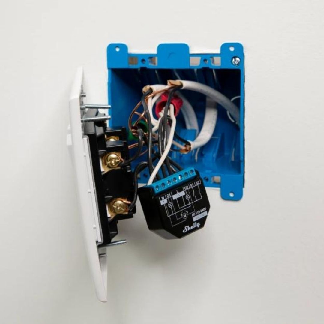 Shelly Plus 2PM. One-phase, two channel smart relay with power consumption (Open Box)