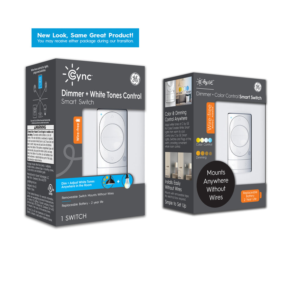 Teclado inteligente sin cables Cync + blanco sintonizable