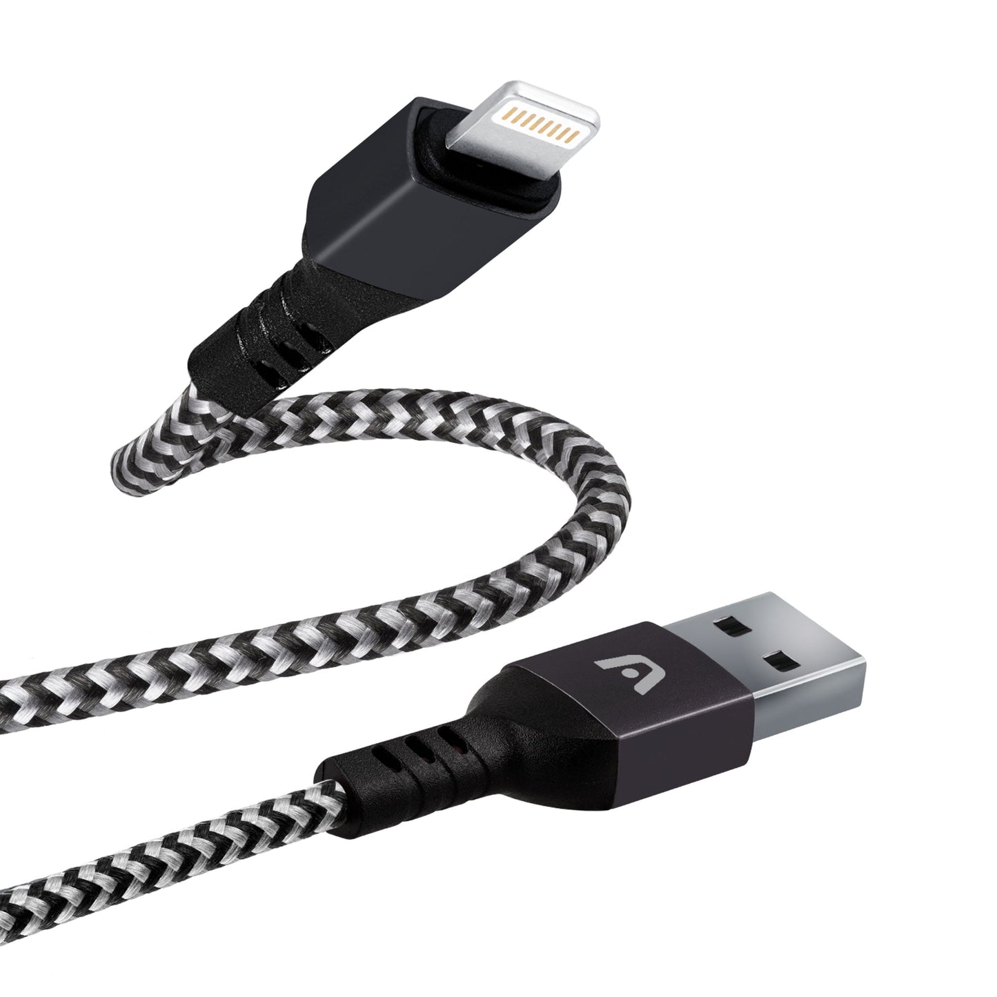 Cable Lightning to USB 2.0 - Fast Charging- Sync - Nylon Braided - 1.8M/6FT