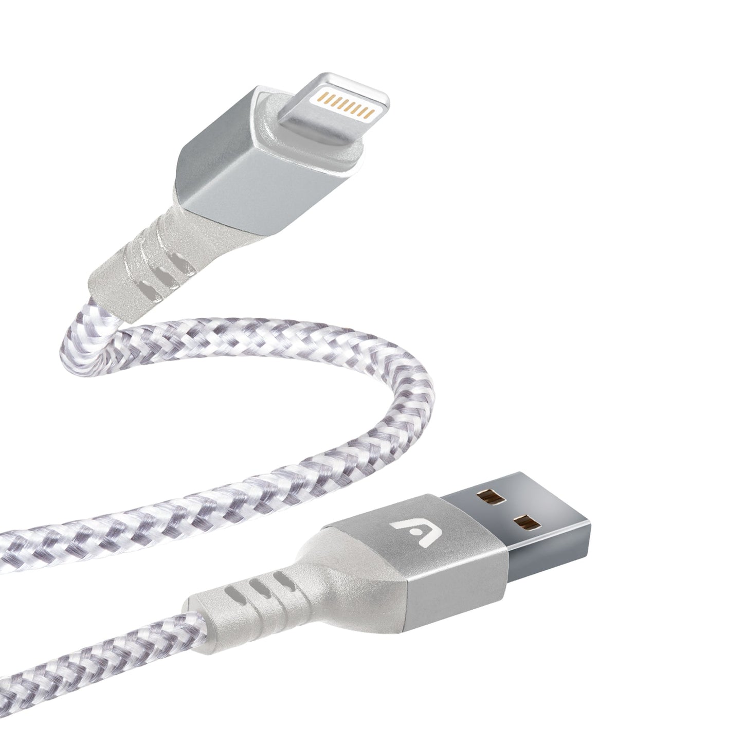 Cable Lightning to USB 2.0 - Fast Charging- Sync - Nylon Braided - 1.8M/6FT