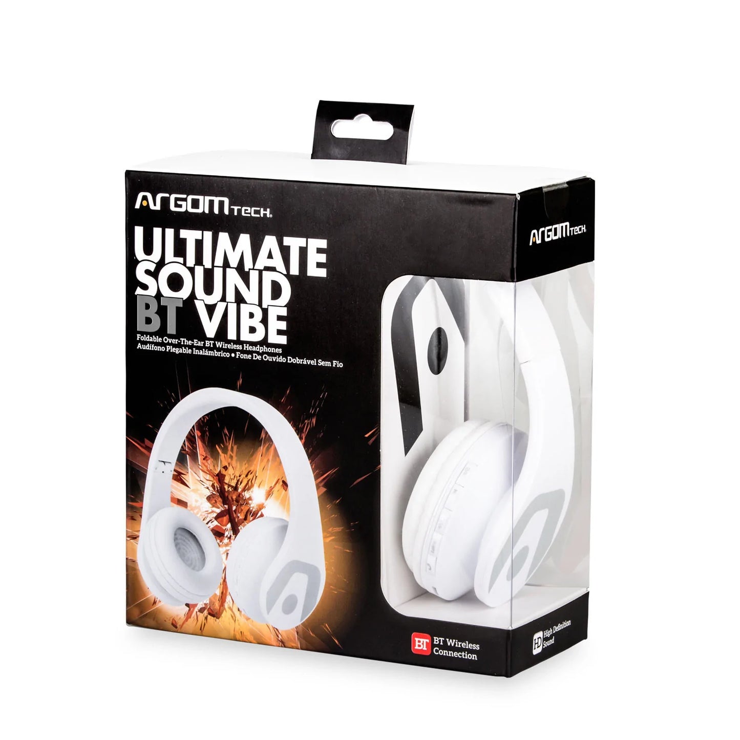 Headset Vibe - Wireless or Mini jack 3.5mm - Over the Ear- FM Radio