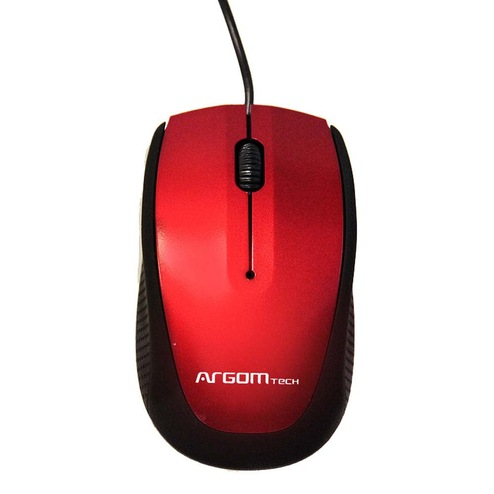 Mouse óptico 3D con cable USB ambidiestro