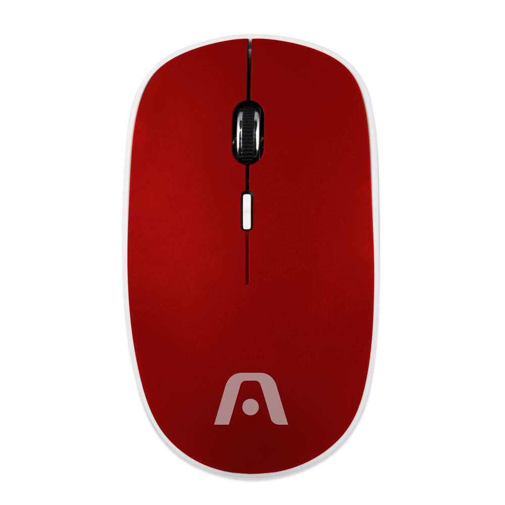 Mouse Óptico Inalámbrico Goma SLIM Ambidiestro