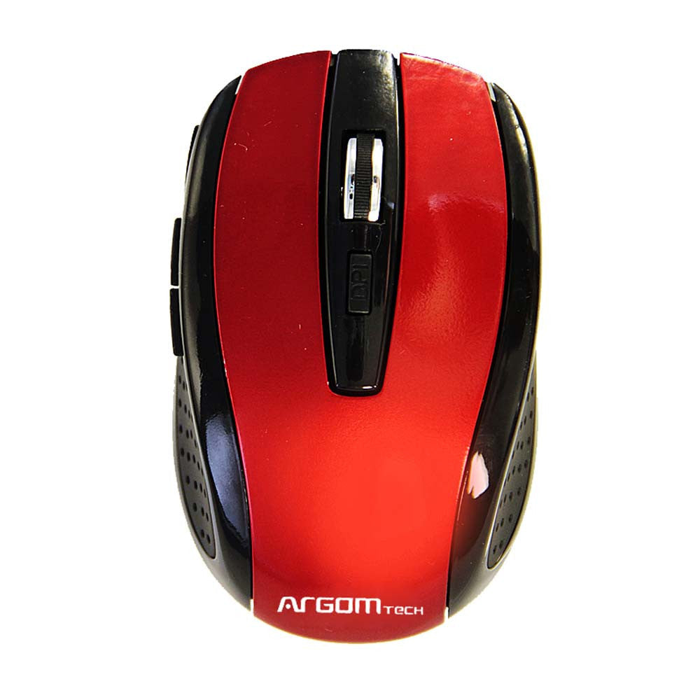 Wireless Optical Mouse 2.4GHz with 6 buttons. 800/1600 DPI. Nano Receptor.
