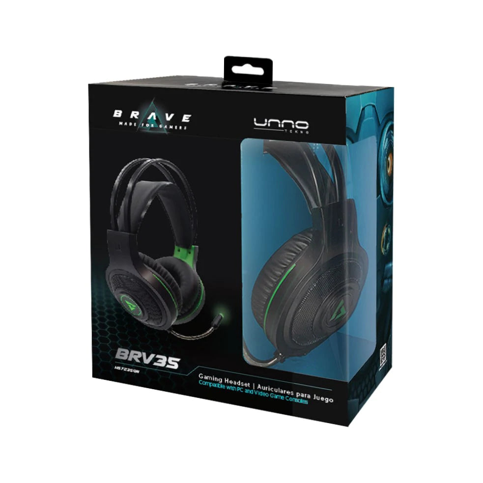 Gaming Headset Brave BRV35 USB with MIC & Light