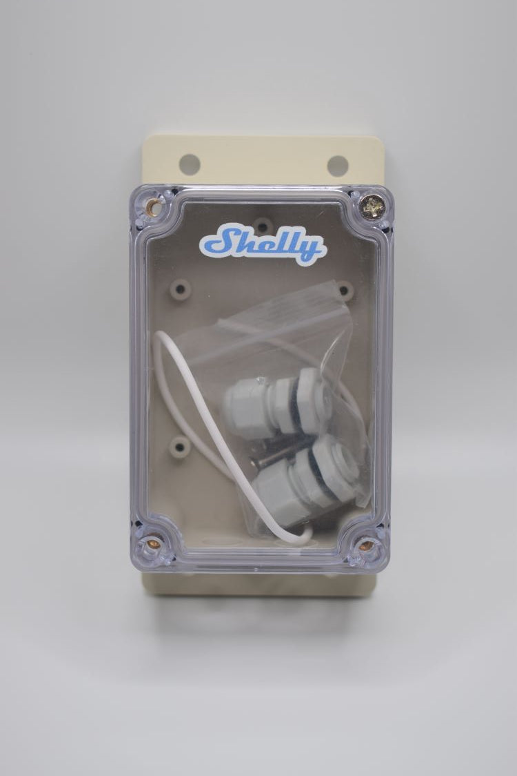 Shelly Outdoor Enclosure IP66 Rated with white background