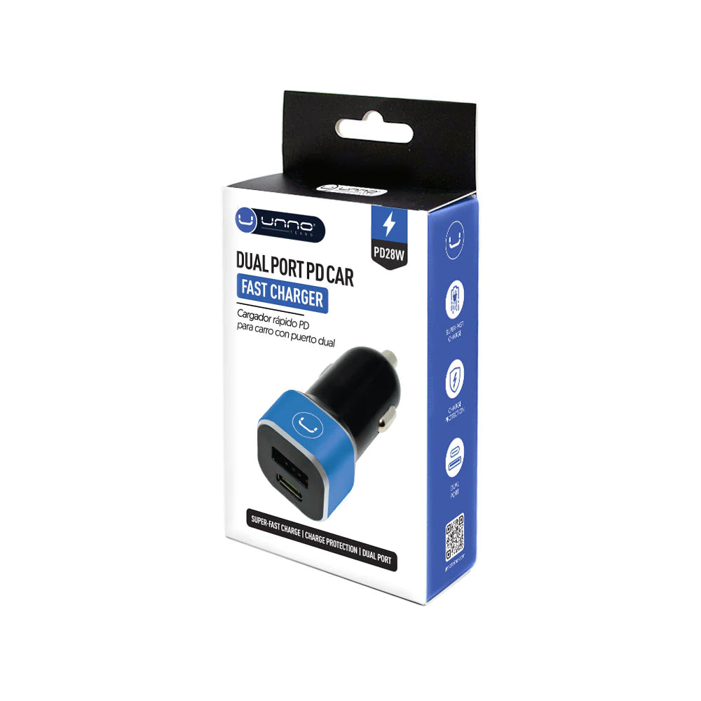 Car Fast Charger Dual Port USB - Type C