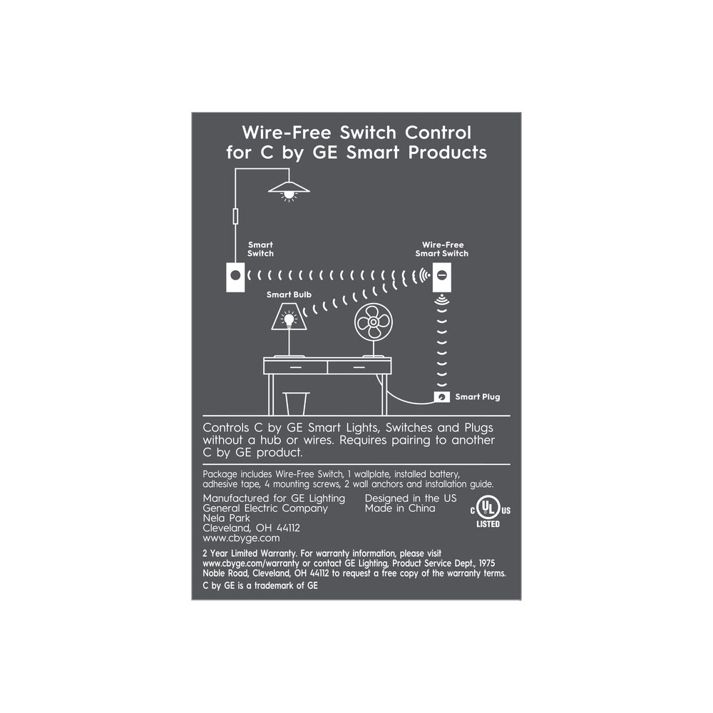 Teclado inteligente sin cables Cync + blanco sintonizable