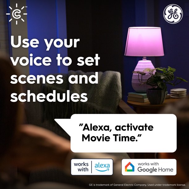 Cync by GE Full Color Direct Connect Smart Bulb - 2 LED A19 Bulbs (Packaging May Vary)