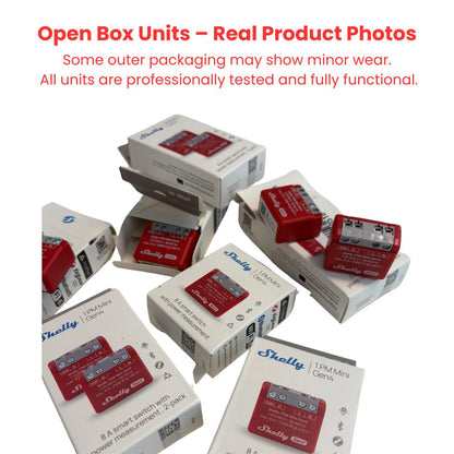 Shelly 1PM Mini Gen4. Relé inteligente compacto con Matter, Wi-Fi, Zigbee y medición de potencia.