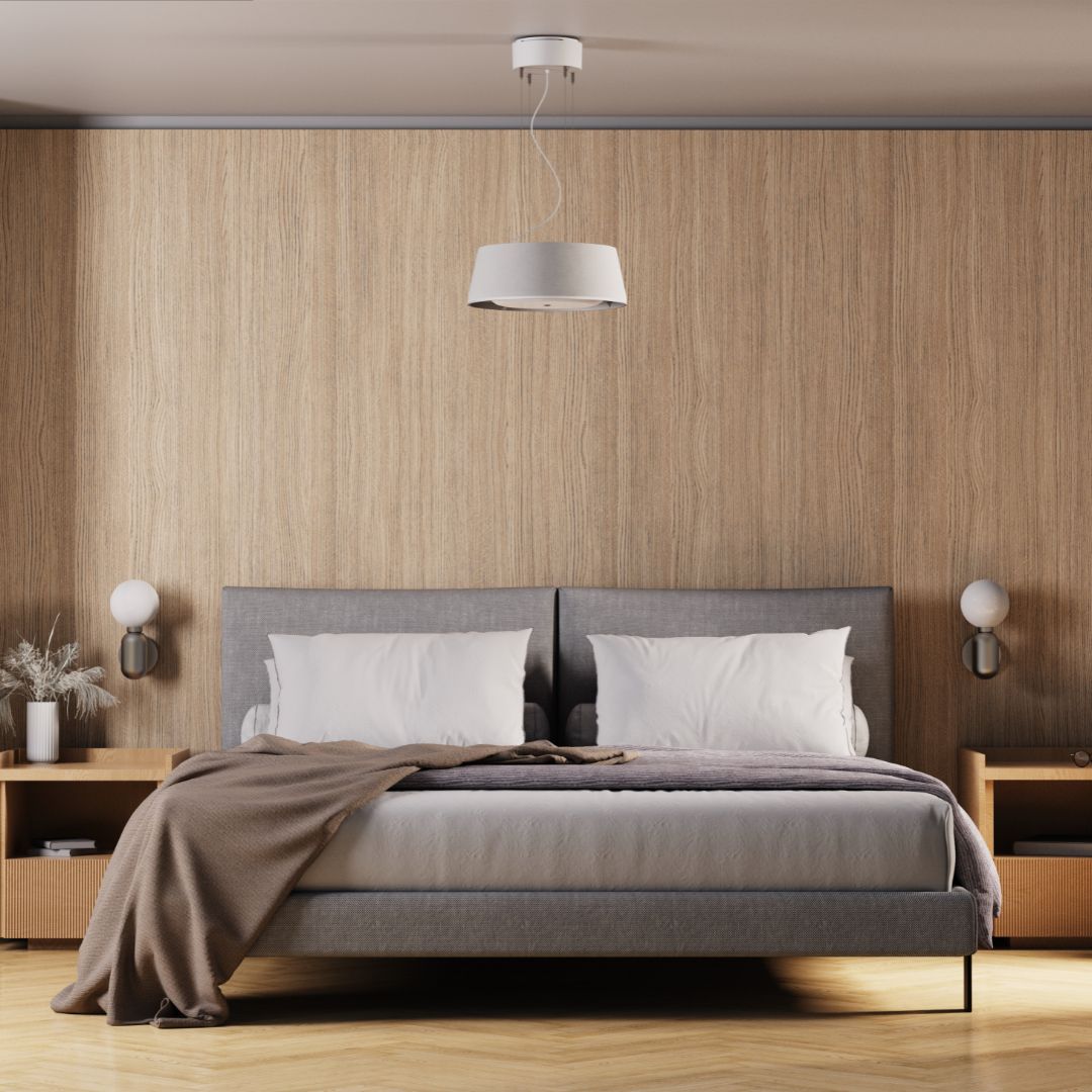 bedroom with a nobi installed