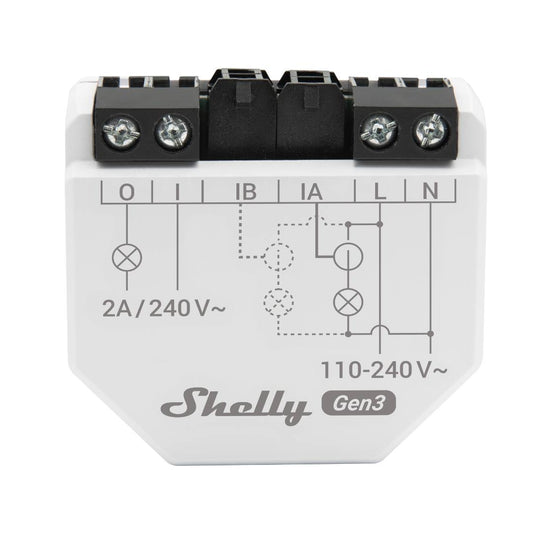 Shelly EM Gen3 50A. Smart Energy Meter with Dry Contact & Wi-Fi - Bluetooth