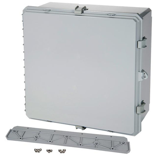 Shelly Din Rail Pro Enclosure XL. IP68 Waterproof 24x24x10 - includes 2 din rails - UL rated