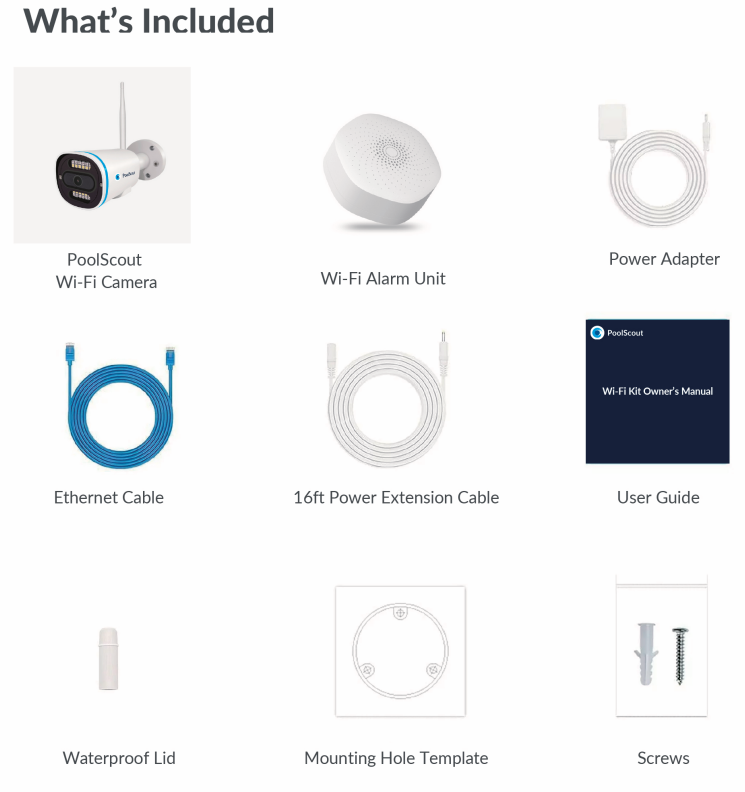 PoolScout Wifi Kit - Whats Included