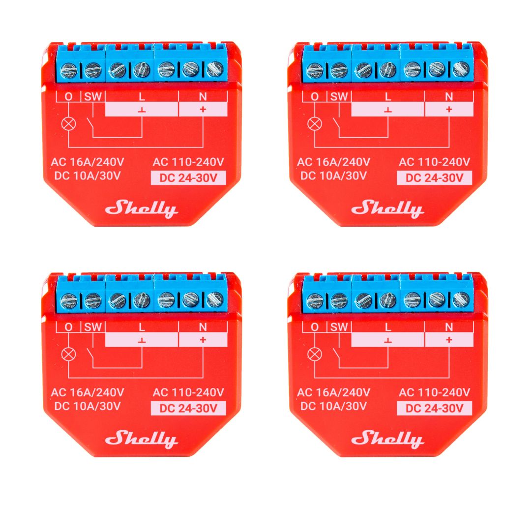 Shelly Plus 1 PM UL. Wi-Fi operated smart relay switch, 1 channel 15A, with Power Metering (Open Box)