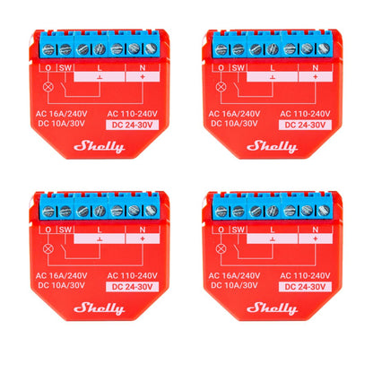 Shelly Plus 1 PM UL. Wi-Fi operated smart relay switch, 1 channel 15A, with Power Metering (Open Box)