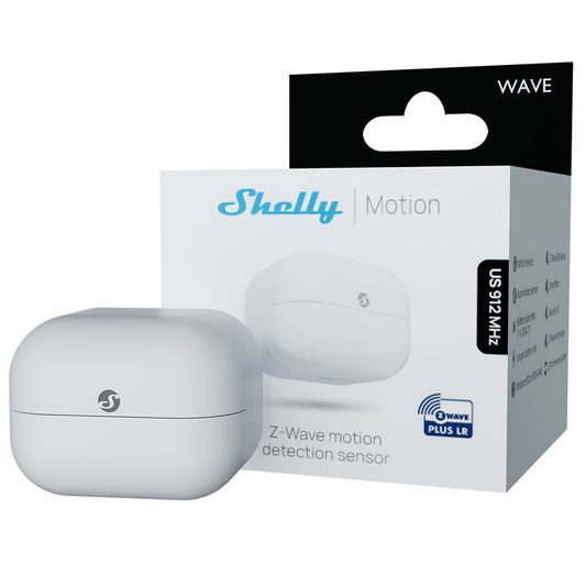 Shelly Wave Motion. Z-Wave LR Motion Sensor for Smart Home Automation (Open Box)