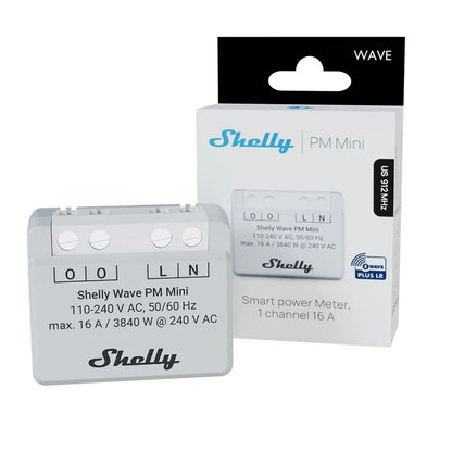 Mini Model Wave Power Shelly Wave PM Mini US LR | Mini Z‑Wave Relay with Power Metering ...
