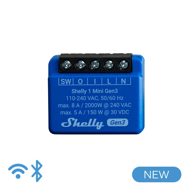 Shelly 1 Mini Gen3