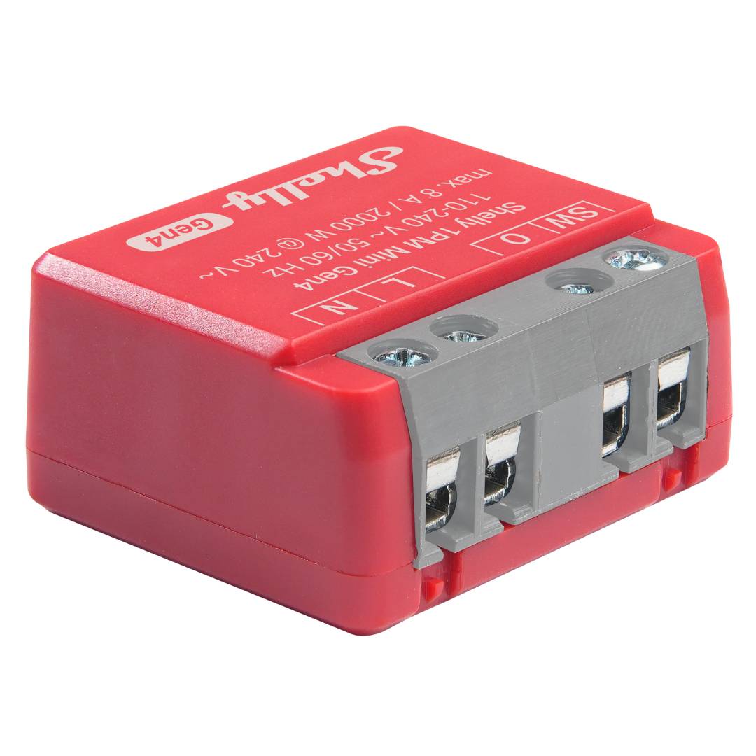 Shelly 1PM Mini Gen4. Wi-Fi, Zigbee, Matter Compact Smart Relay with Power Metering