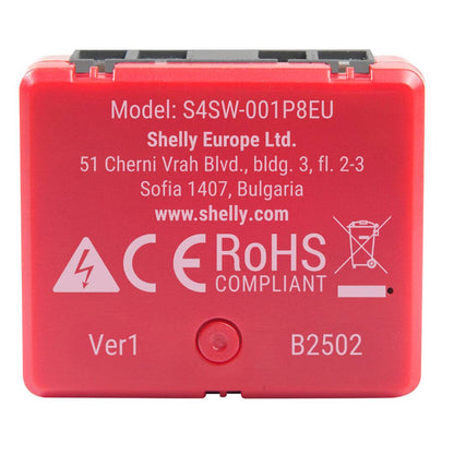Shelly 1PM Mini Gen4. Wi-Fi, Zigbee, Matter Compact Smart Relay with Power Metering