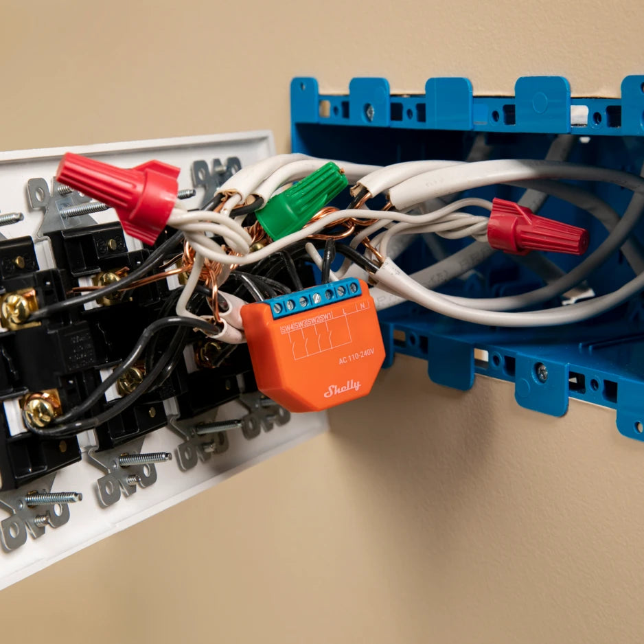 Shelly Plus I4 UL. Wi-Fi operated 4 digital inputs controller for Smar ...