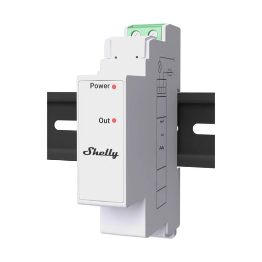 Shelly Pro 3EM Switch Add-On. Professional DIN rail smart switch with dry contacts add on for Pro 3EM