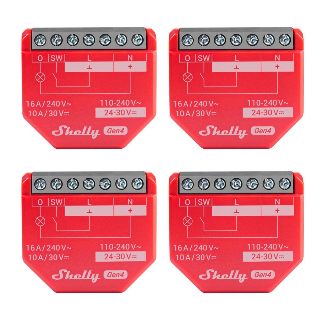 Shelly 1PM Gen4. Interruptor de relé inteligente con monitorización de potencia y conectividad multiprotocolo