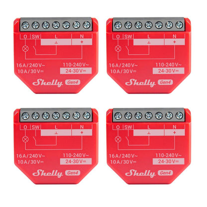 Shelly 1PM Gen4. Interruptor de relé inteligente con monitorización de potencia y conectividad multiprotocolo