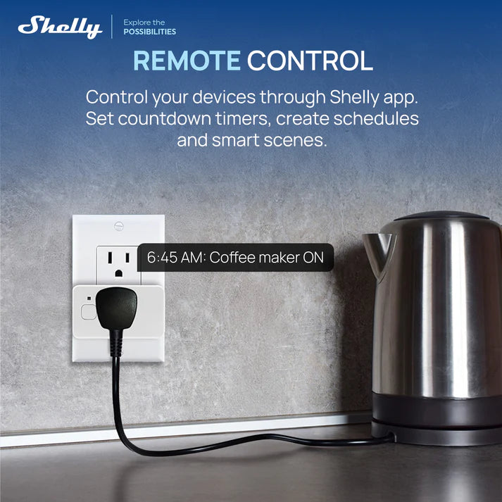 Shelly Plug US Gen4 UL. Multi-Protocol Smart Plug (Matter, Wi-Fi, Zigbee)