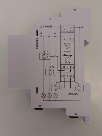 Shelly Pro 3EM-120