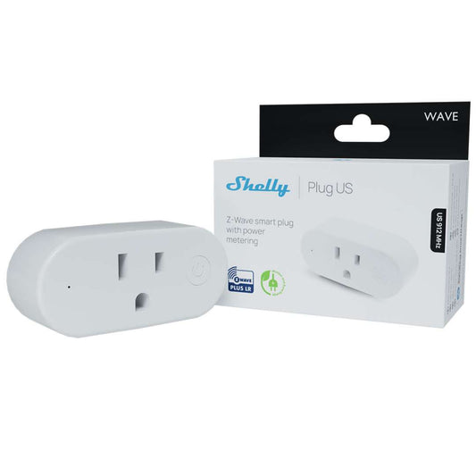 Shelly Wave Plug US LR. Smart Z-Wave Plug with Energy Monitoring (15A / 1800W)