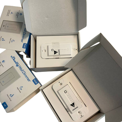 Shelly Plus Wall Dimmer UL | WiFi Smart Light Dimmer Switch (4-Wire, No Hub Required) (Open Box)