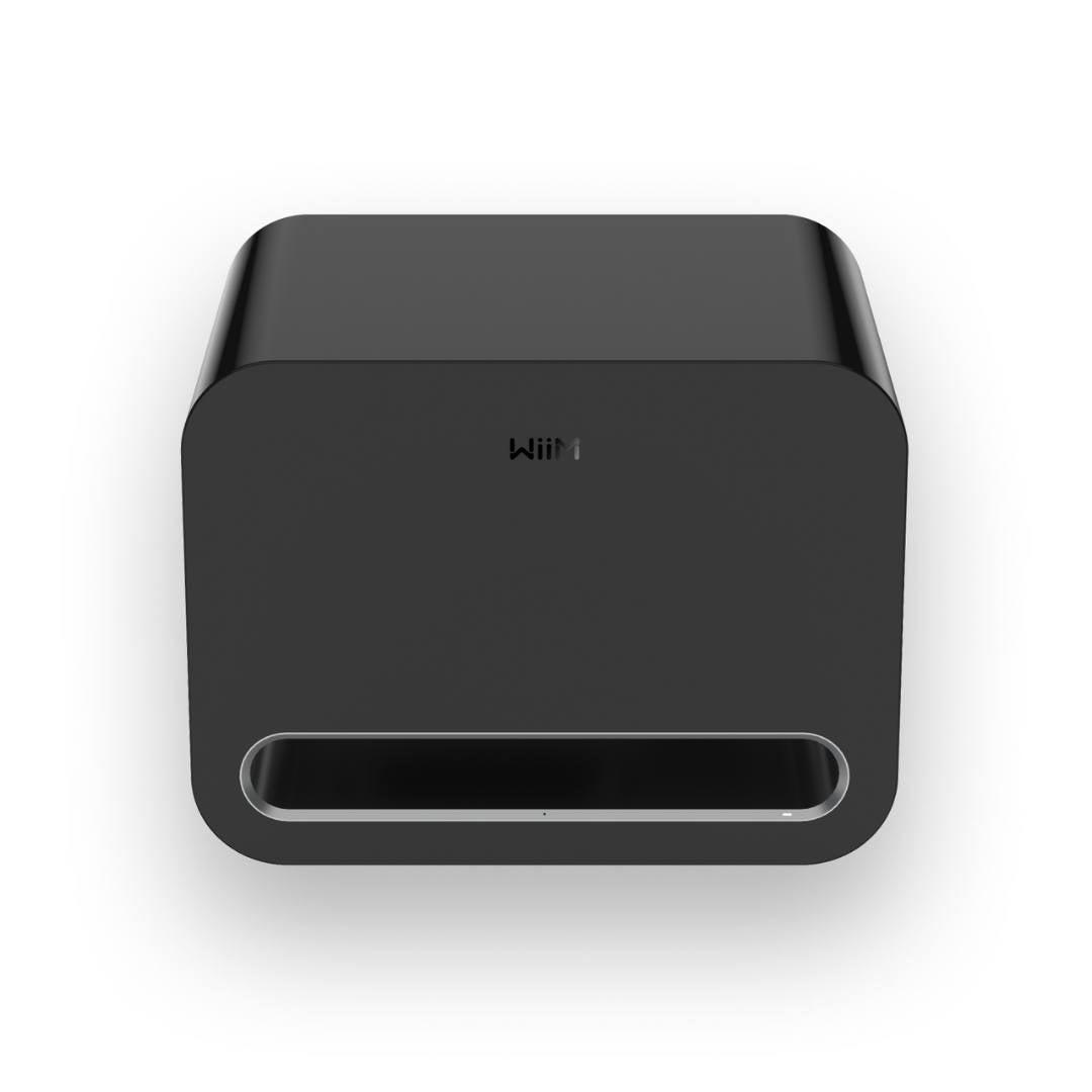 WiiM Vibelink Amplificador de 100 W con DAC premium ESS 9039Q2M y TI TPA3255 | Compatible con WiiM Mini, Pro, Pro Plus y Ultra | Entradas RCA, coaxial y óptica