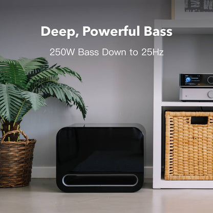 WiiM Vibelink Amplificador de 100 W con DAC premium ESS 9039Q2M y TI TPA3255 | Compatible con WiiM Mini, Pro, Pro Plus y Ultra | Entradas RCA, coaxial y óptica