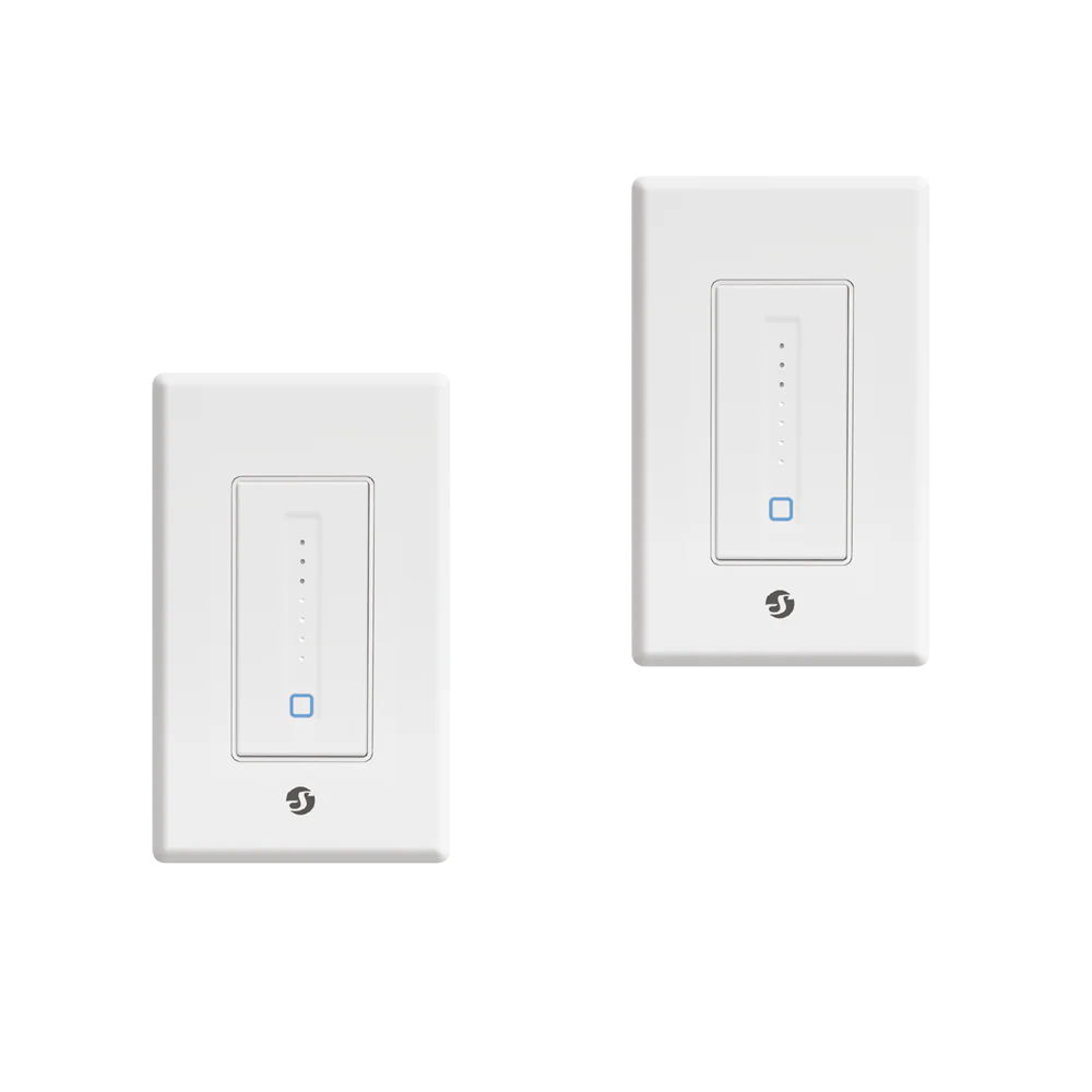 Shelly Plus Wall Dimmer UL. Wi-Fi Smart Wall Dimmer, Simple 4-wire design (Open Box)