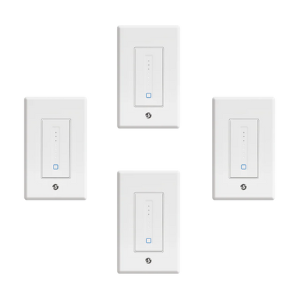 Shelly Plus Wall Dimmer UL. Wi-Fi Smart Wall Dimmer, Simple 4-wire design (Open Box)