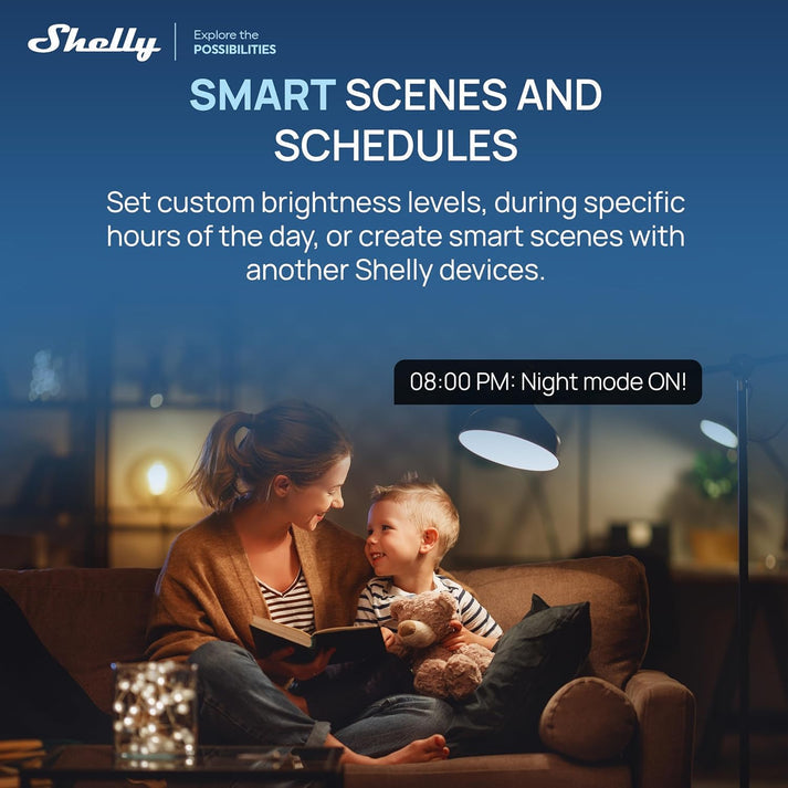 Shelly Dimmer Gen4 US UL-Certified – Smart Wi-Fi, Zigbee & Matter Dimmer Controller (Open Box)