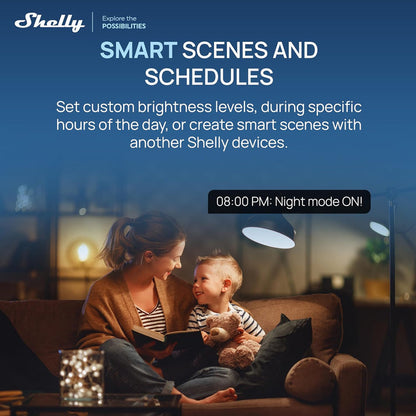 Shelly Dimmer Gen4 US UL-Certified – Smart Wi-Fi, Zigbee & Matter Dimmer Controller (Open Box)