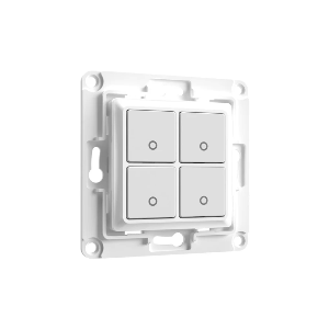 Interruptor de pared Shelly. Interruptor de 1, 2 o 4 botones (no inteligente). Factor de forma UE.