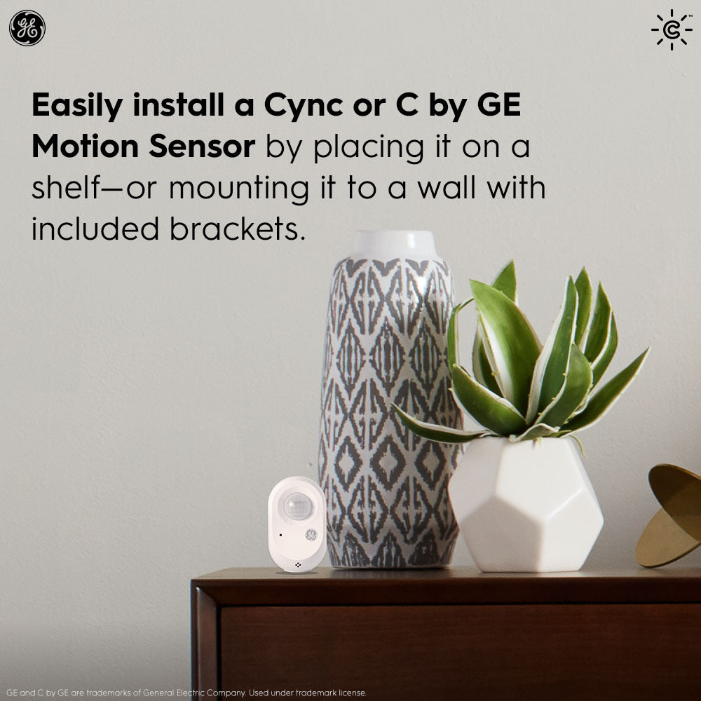 Sensor de movimiento inteligente sin cables Cync (el embalaje puede variar)