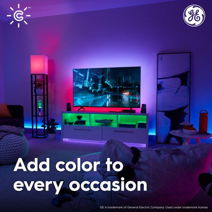 Cync by GE Full Color Direct Connect Smart Bulb - 2 LED A19 Bulbs (Packaging May Vary)