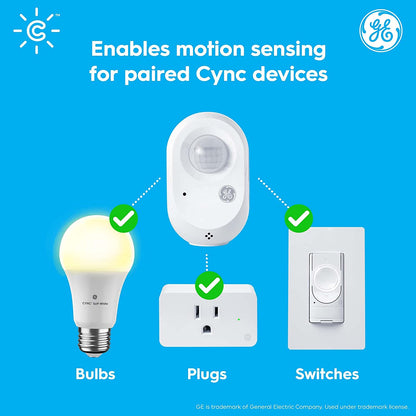 Sensor de movimiento inteligente sin cables Cync (el embalaje puede variar)