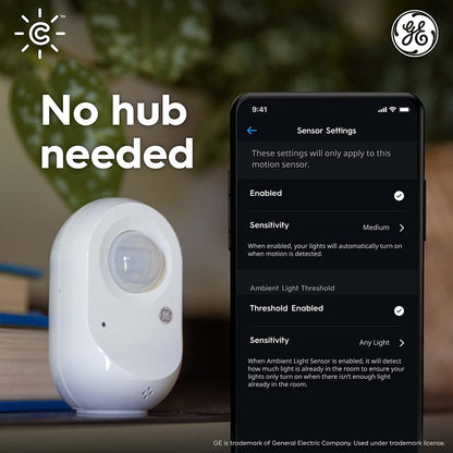 Sensor de movimiento inteligente sin cables Cync (el embalaje puede variar)