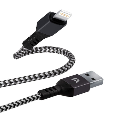 Cable Lightning a USB 2.0 - Carga Rápida - Sincronización - Nylon Trenzado - 1.8M/6FT