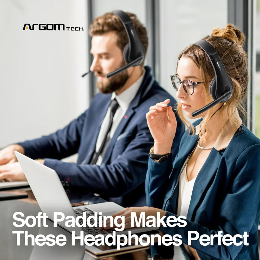 Stereo Headset with Microphone and Volume Control  USB Connector. Metro 78