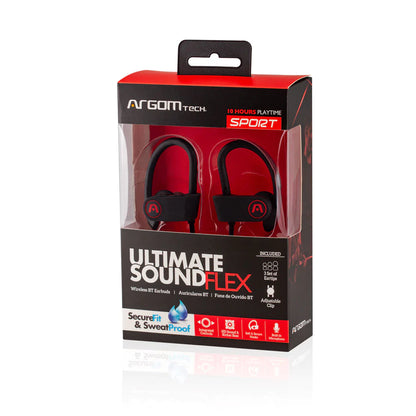 Earbuds FLEX Wireless BT Sweat Proof - Deportivos - Controles integrados - Cable plano